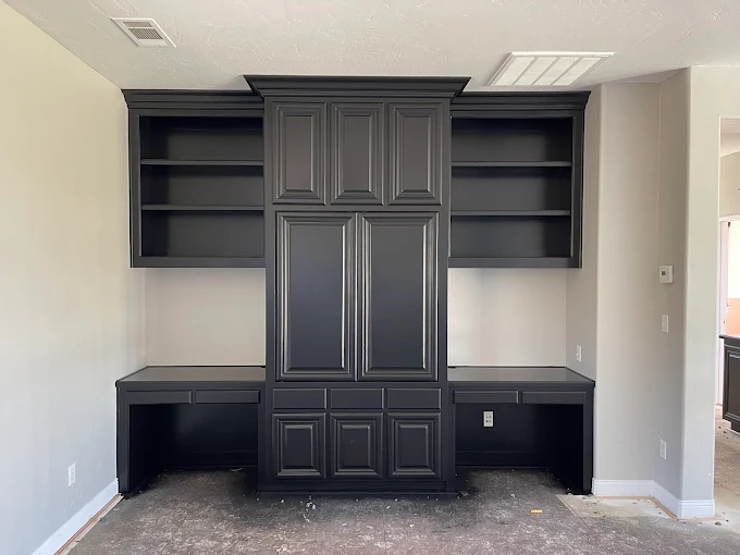 Cabinet painting prep and finish work